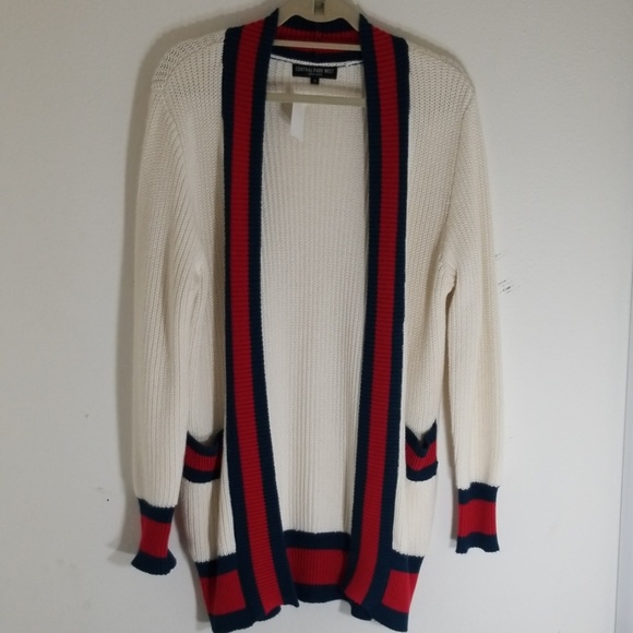 Sandy Lane Ribbed Open Cardigan - Picture 3 of 5